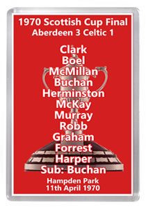 1970 Scottish Cup Final Winners