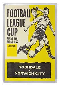1962 League Cup Final 1st Leg- Rochdale vs Norwich City