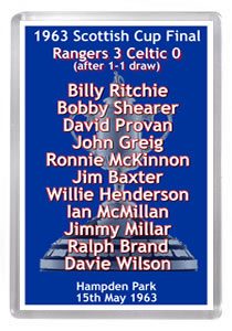 1963 Scottish Cup Final Winners