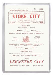 1964 League Cup Final 1st Leg - Stoke City vs Leicester City