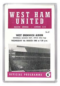 1966 League Cup Final 1st Leg - West Ham vs WBA