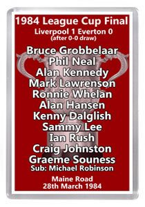 1984 League Cup Winners