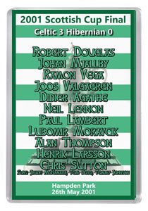 2001 Scottish Cup Final Winners