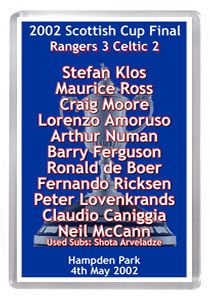 2002 Scottish Cup Final Winners