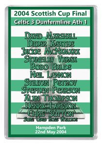 2004 Scottish Cup Final Winners