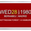1980 European Cup Final Matchday