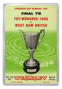 1965 ECWC Final Programme