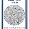 Dundee 010 - Dens Park Stadium Road Map
