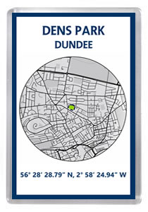 Dundee 010 - Dens Park Stadium Road Map