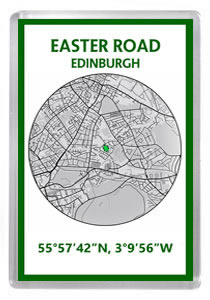 Hibs 010 - Easter Road Stadium Road Map