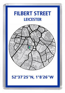 Leicester City 011 - Filbert Street Stadium Road Map