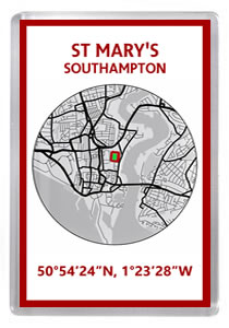 Southampton 005 - St Marys Stadium Road Map