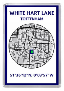 Tottenham / Spurs 046 - White Hart Lane Stadium Road Map