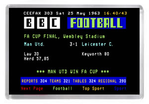 Ceefax - 1963 FA Cup Final
