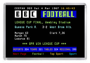 Ceefax - 1967 League Cup Final