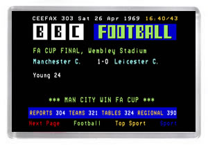 Ceefax - 1969 FA Cup Final
