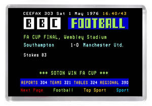Ceefax - 1976 FA Cup Final
