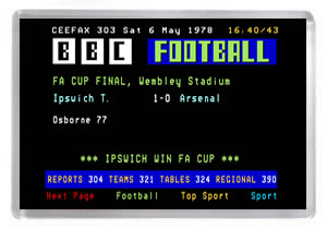 Ceefax - 1978 FA Cup Final