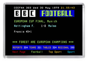 Ceefax - 1979 European Cup Final