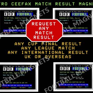 Ceefax - 001 REQUEST ANY MATCH