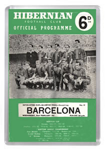 Hibs 043 - 1961 Fairs Cup vs Barcelona