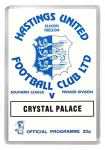1983/84 Hastings United vs Crystal Palace