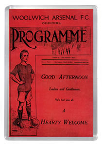 Arsenal 019 - First ever match programme