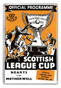 1954 Scottish League Cup Final - Hearts vs Motherwell