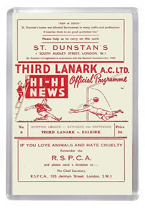 Third Lanark 002 - 1950's Programme