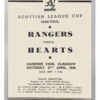 1946 Scottish League Cup Semi Final - Hearts vs Rangers