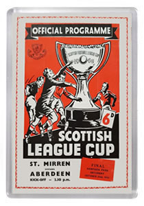 1955 Scottish League Cup Final - Aberdeen vs St Mirren
