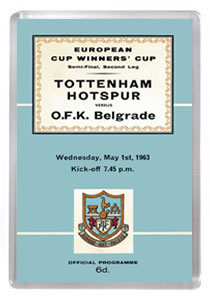 1963 ECWC Semi Final - Tottenham / Spurs vs OFK Belgrade
