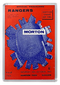 1963 Scottish League Cup Final - Morton vs Rangers