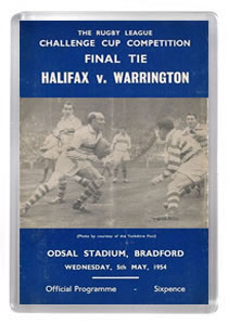 1954 Rugby League Challenge Cup Final Replay Programme