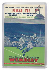 1952 Rugby League Challenge Cup Final Programme