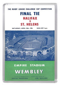 1956 Rugby League Challenge Cup Final Programme