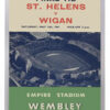 1961 Rugby League Challenge Cup Final Programme