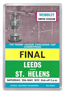 1972 Rugby League Challenge Cup Final Programme
