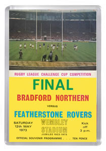 1973 Rugby League Challenge Cup Final Programme