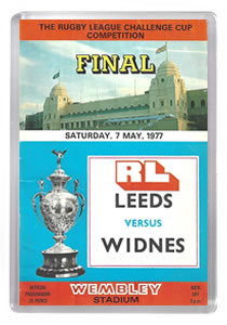 1977 Rugby League Challenge Cup Final Programme