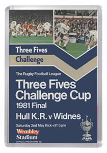 1981 Rugby League Challenge Cup Final Programme