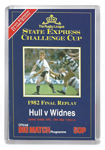1982 Rugby League Challenge Cup Final Replay Programme