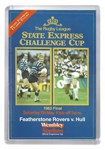 1983 Rugby League Challenge Cup Final Programme