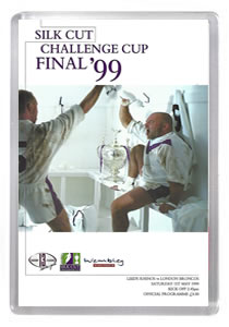 1999 Rugby League Challenge Cup Final Programme