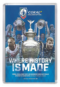 2019 Rugby League Challenge Cup Final Programme