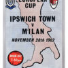 Ipswich Town 037 - 1962/63 vs AC Milan