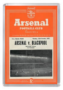 1953 FA Charity Shield - Arsenal vs Blackpool