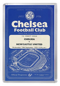 1955 FA Charity Shield - Chelsea vs Newcastle