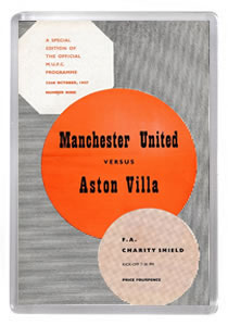 1957 FA Charity Shield - Man Utd vs A Villa