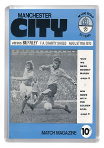 1973 FA Charity Shield - Man City vs Burnley